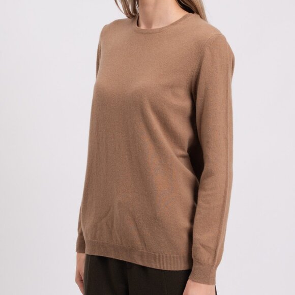 NWT MALO 100% Cashmere Sweater - IT44, US8, M, Taupe Tan, Crewneck - Picture 2 of 9
